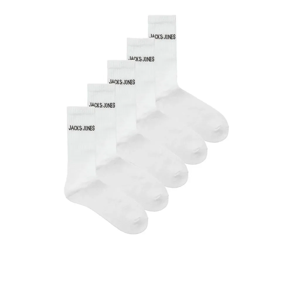 Носки Regen 5 пар Jack & Jones, белый