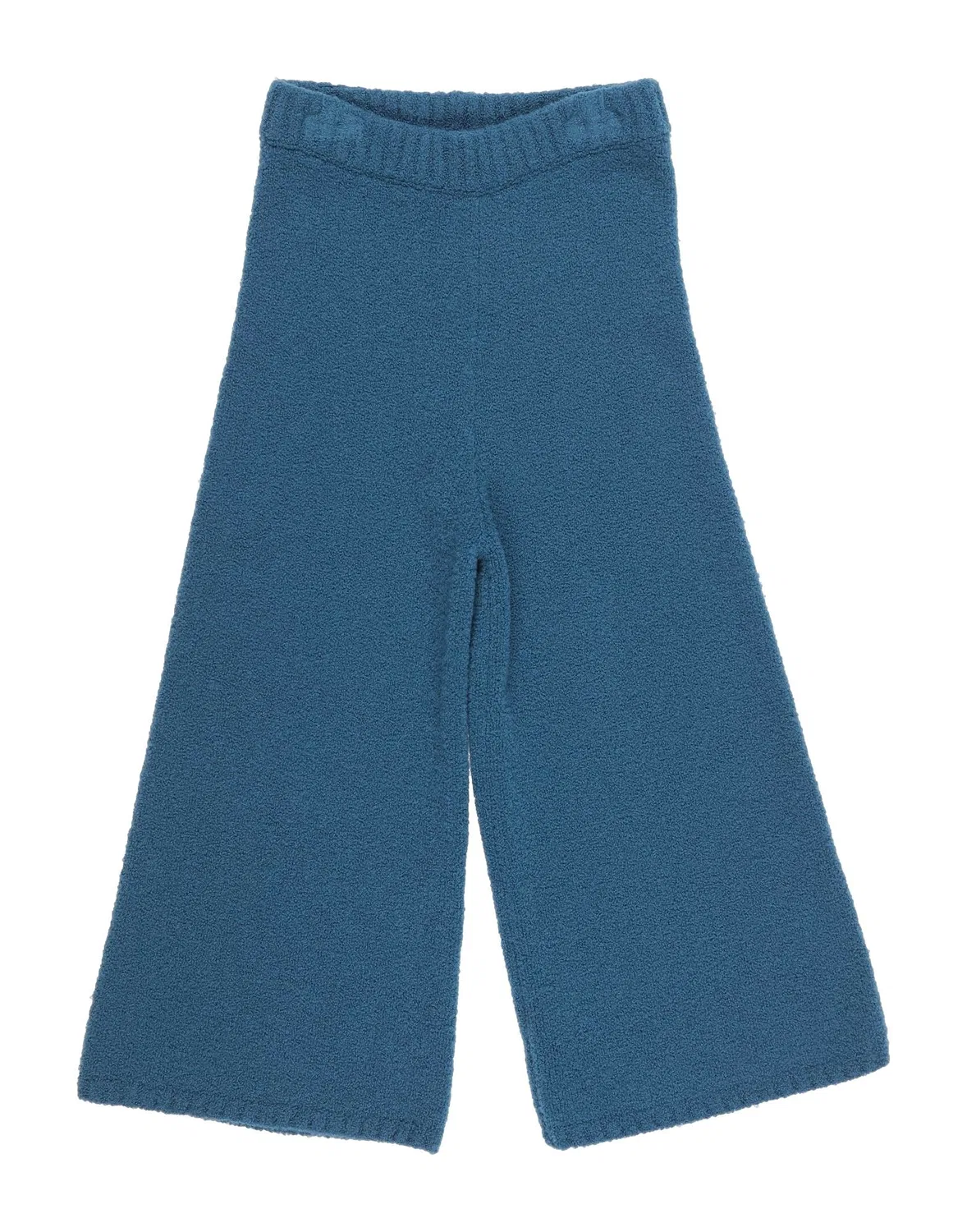Брюки вязаные из букле Slate blue, Simonetta, темно-синий