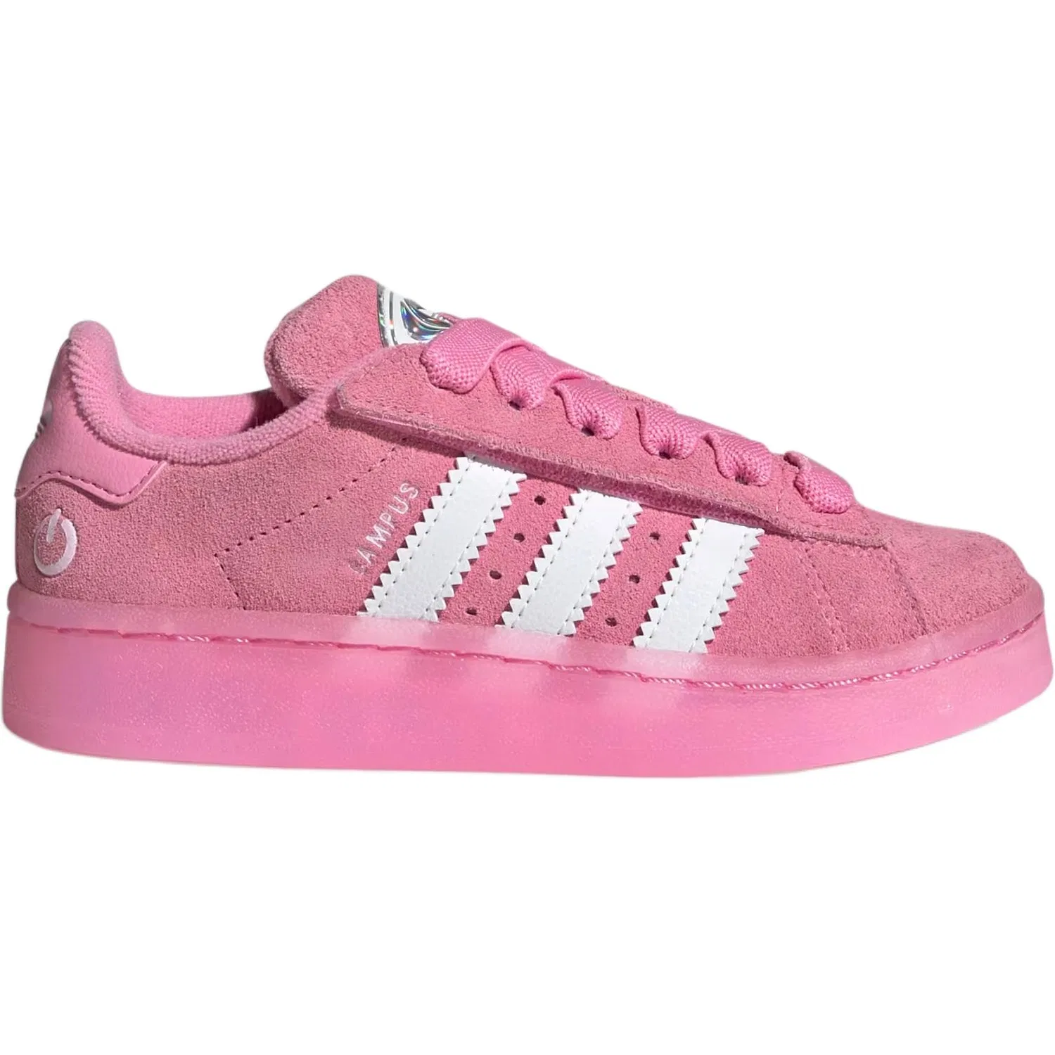 Детские кеды для скейтбординга CAMPUS 00s Low top Adidas Originals, Pink — фото 3