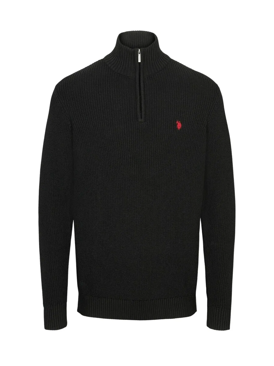Свитер U.S. Polo Assn. 'UMRafael' черного цвета