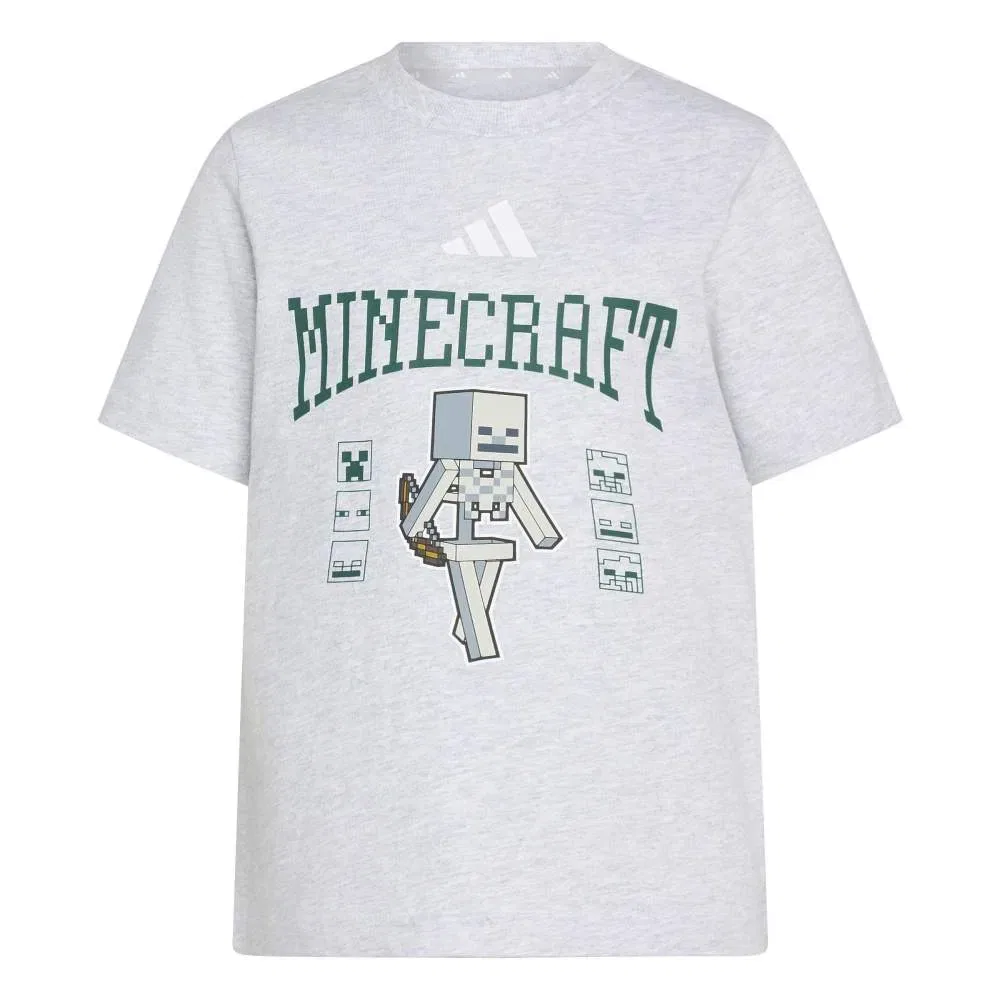 Футболка с коротким рукавом Minecraft Adidas, белый — фото 3