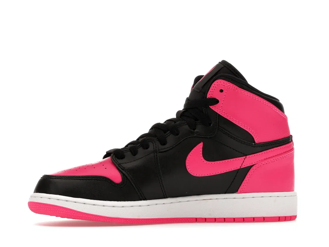 Детские кроссовки Lifestyle с высоким верхом Jordan 1 Retro Jordan, Hyper Pink White Black — фото 3