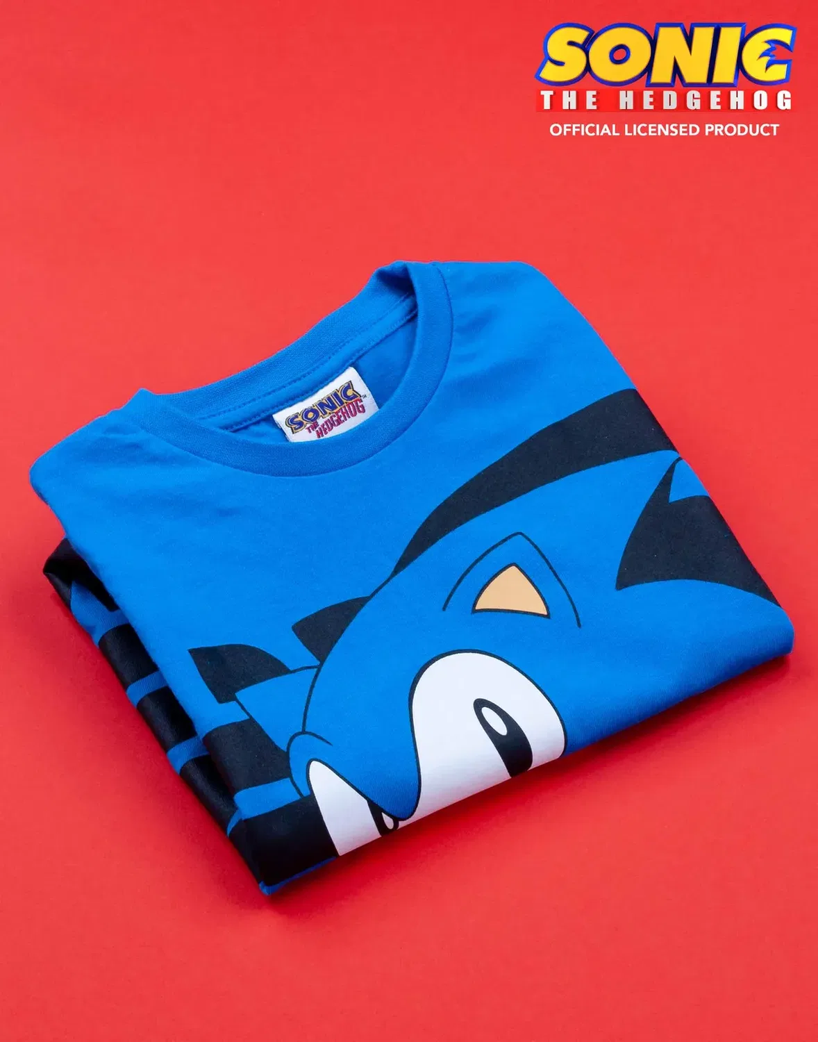 Детская футболка для мальчиков с коротким рукавом Sonic The Hedgehog, Blue — фото 3