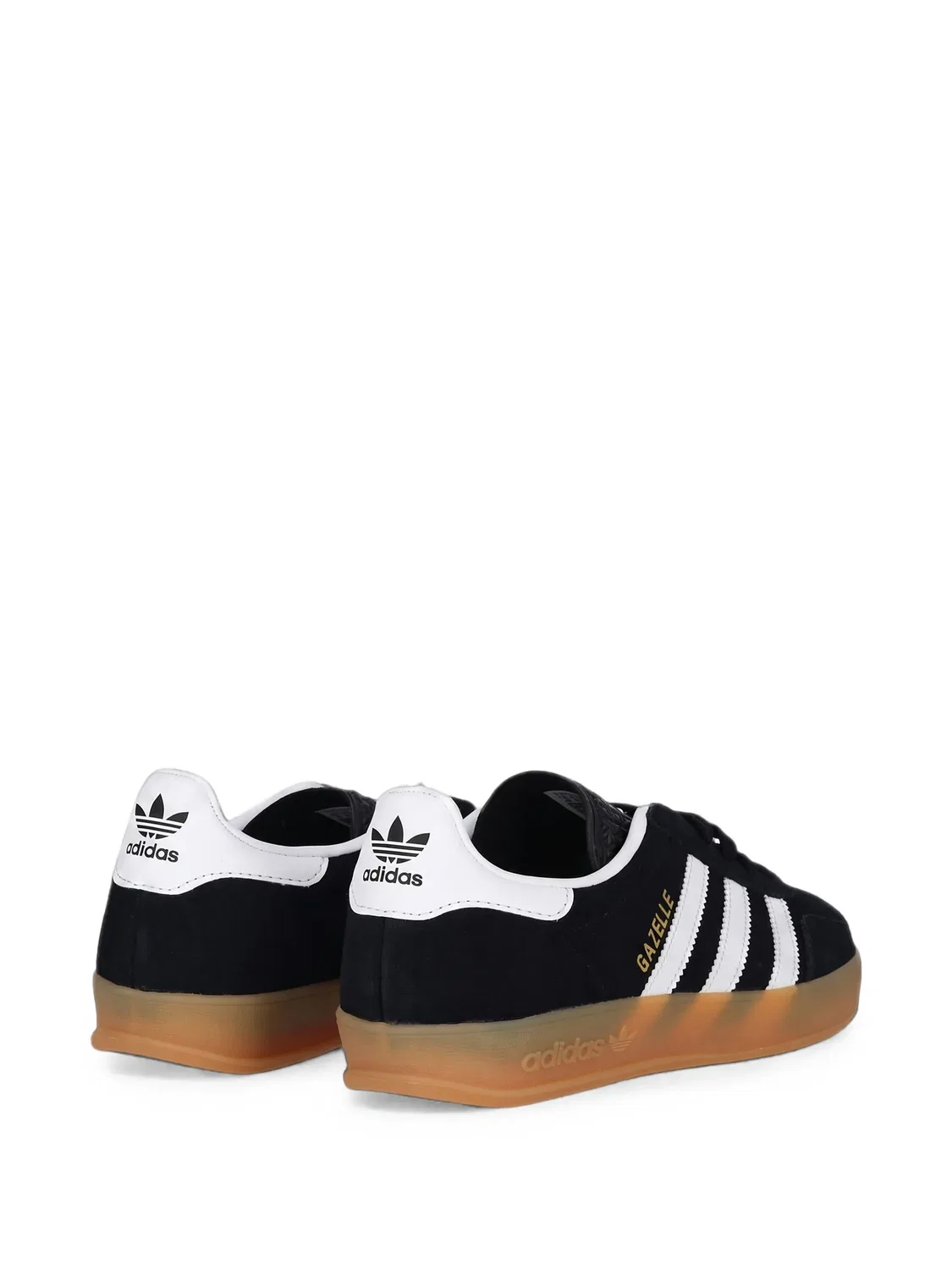 Кроссовки Gazelle на шнуровке Adidas Kids, черный — фото 3
