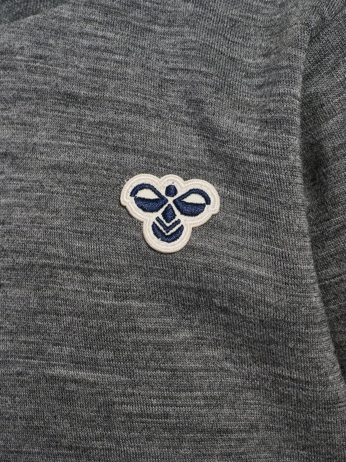 Детский свитшот с принтом Hmlmini Wool Sweatshirt Bee Hummel, Asphaltgrau — фото 3