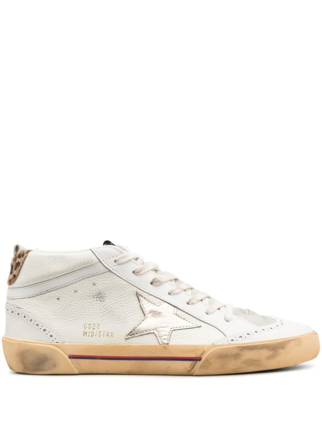 

Golden Goose кеды Superstar с контрастной вставкой, белый