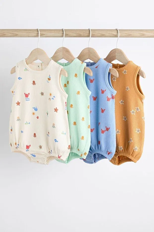 Детский комбинезон для девочек с принтом Next Baby, Nude Color