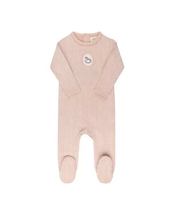 Детское боди-комбинезон для сна с длинным рукавом Rocking horse collection Ely'S & Co., розовый