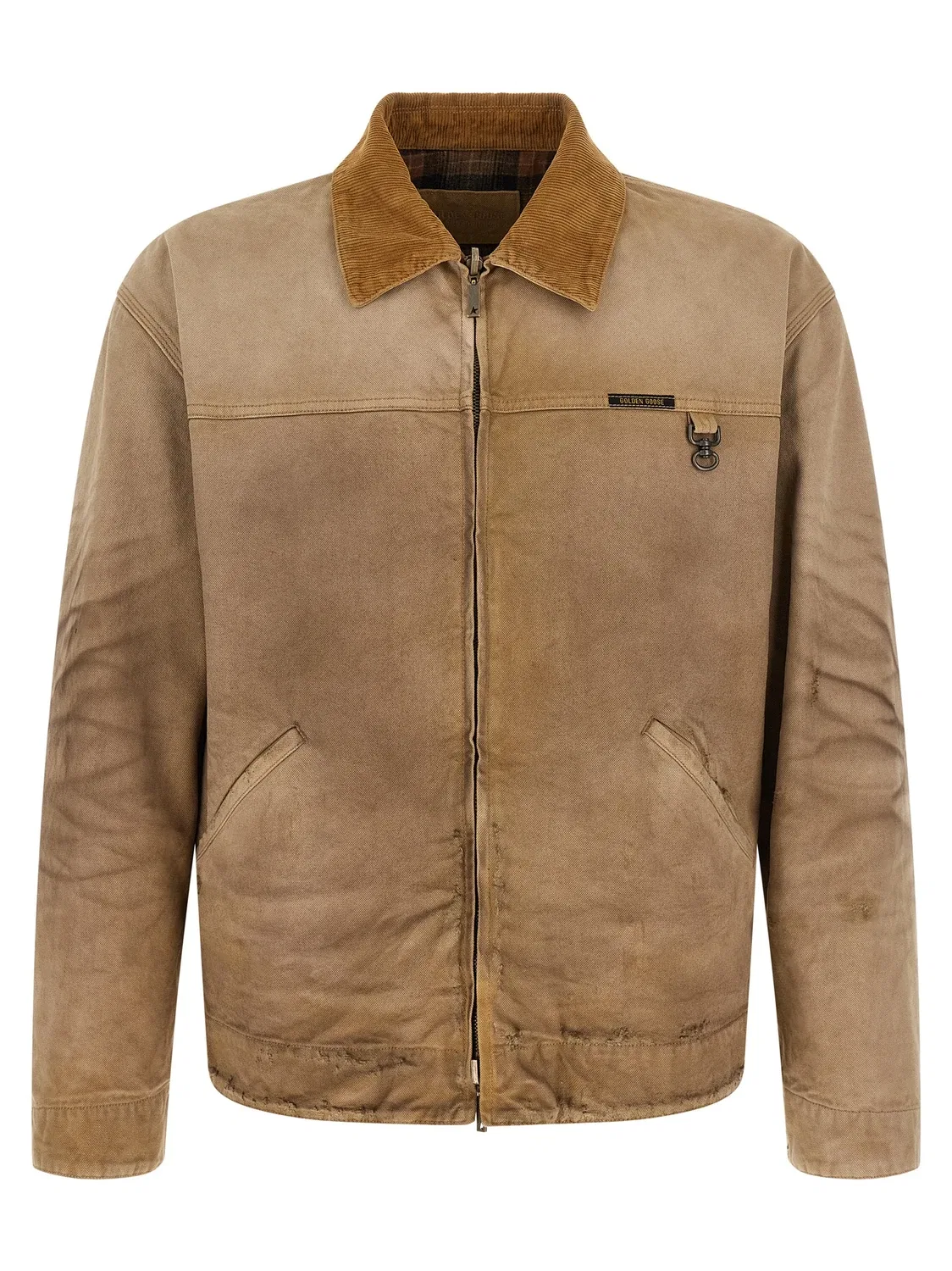 Куртка двусторонняя Golden Goose, бежевый