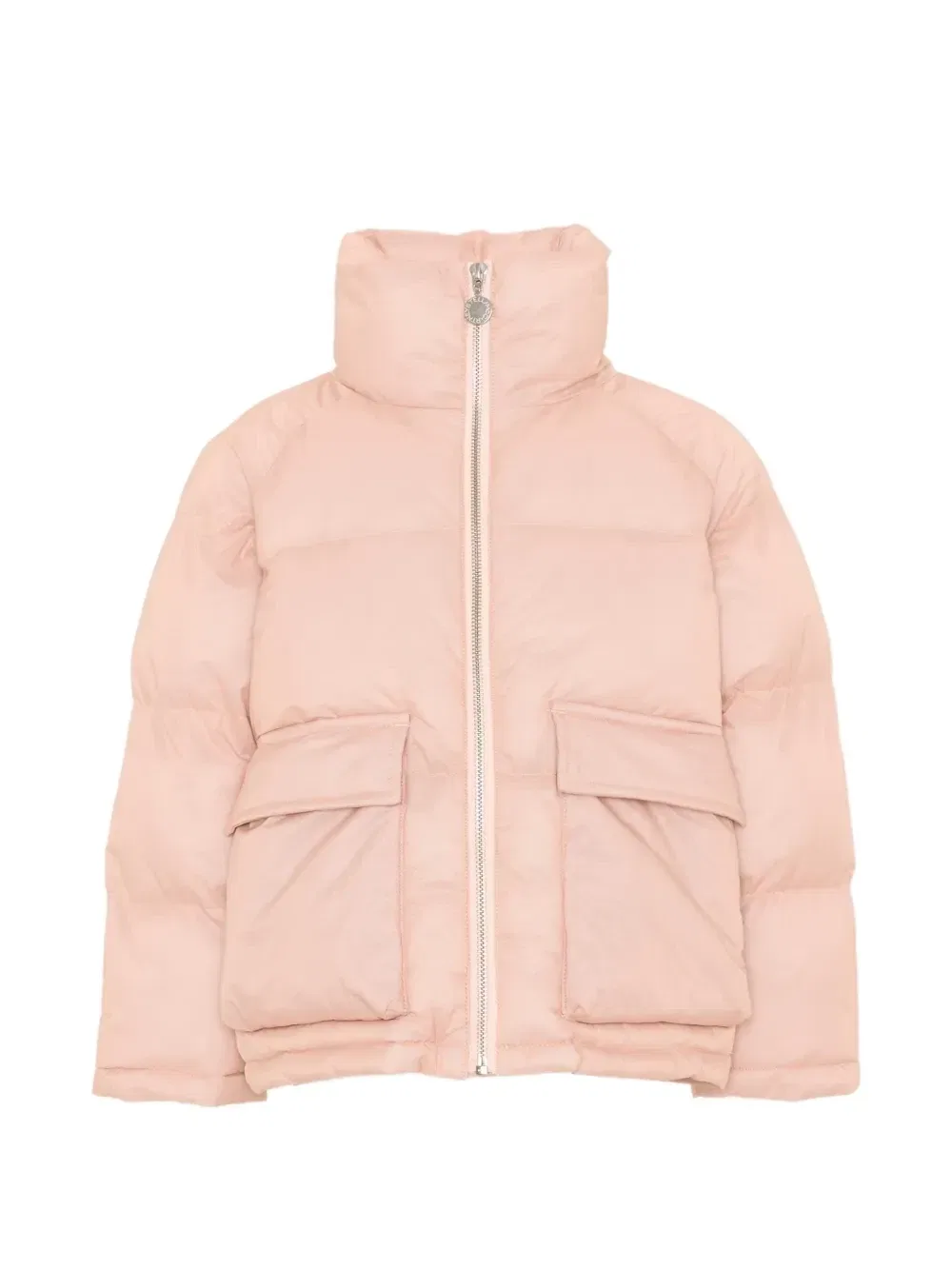 Стеганая куртка с высоким воротником Stella McCartney Kids, розовый