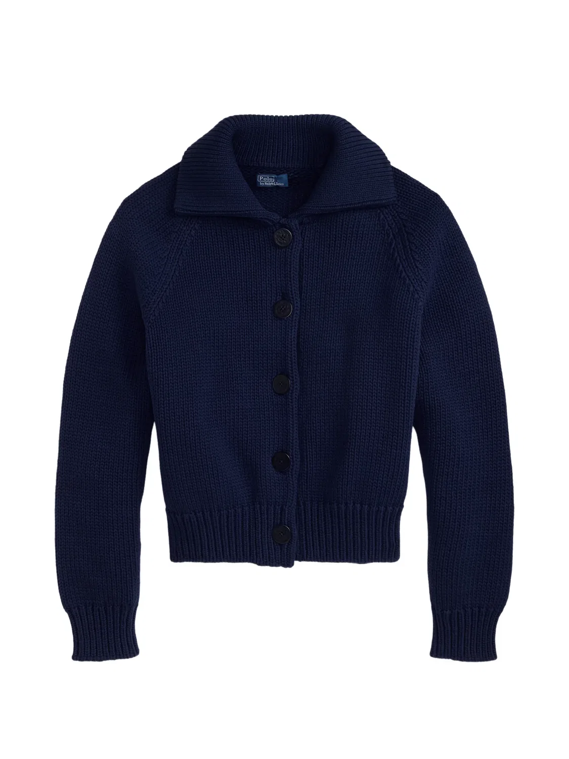 Кардиган на пуговицах с отложным воротником Polo Ralph Lauren, синий