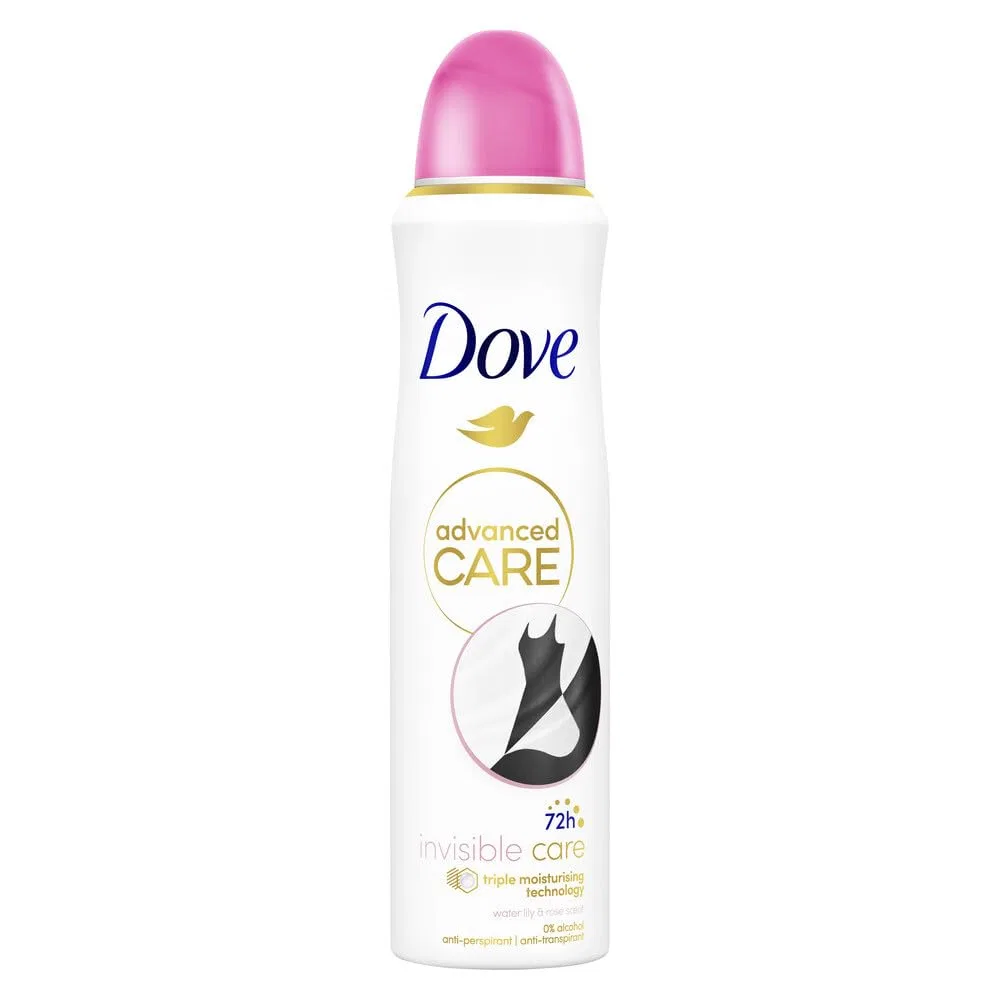 Антиперспирант-спрей Dove Invisible Care, 150 мл, Lily