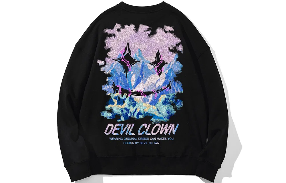 Детский свитшот с круглым вырезом, свободного кроя, Crew Neck, SANSYAS — фото 3