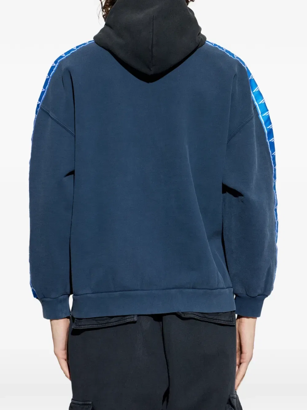 Худи на молнии Balenciaga, синий — фото 4