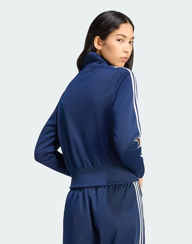 Классическая спортивная куртка Adidas Originals Firebird, ночной индиго/белый — фото 3
