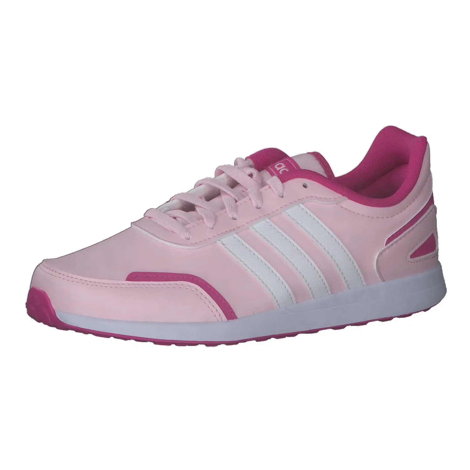 Детские кроссовки для бега с застежкой-липучкой Vs Switch 3 Adidas, Clear Pink Ftwr White Lucid Fuchsia