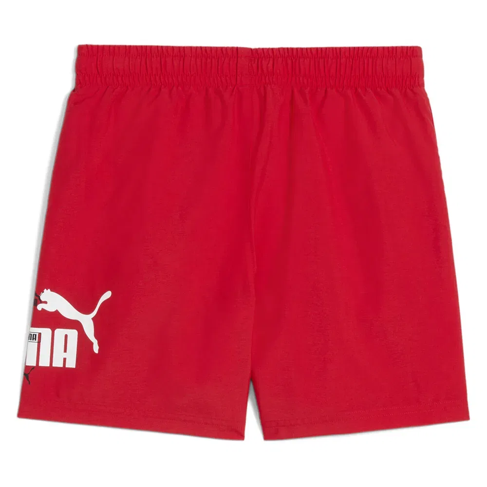 Шорты Puma Ess Logo Lab Summer, красный — фото 2