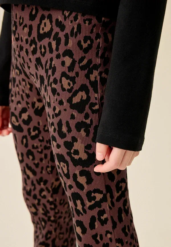 Леггинсы с принтом Animal print Next, chocolate brown animal, коричневый/шоколадный — фото 4