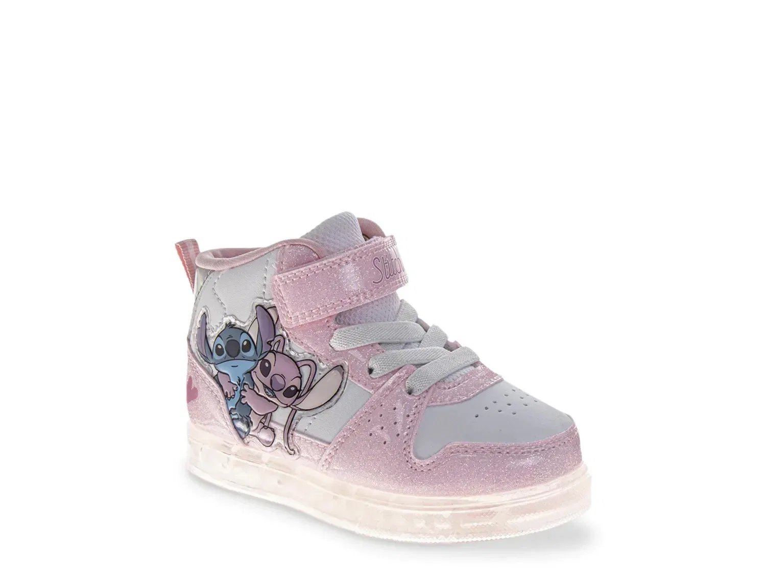 Кроссовки высокие Disney Stitch, Josmo, светло-розовый/белый