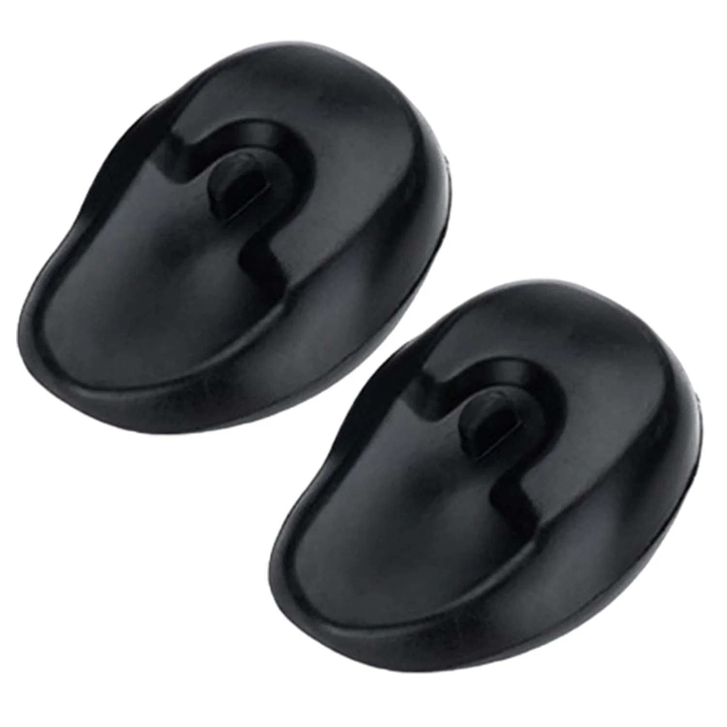 Шапочка для душа Silicone Ear Covers, 2 шт., Black Generisch