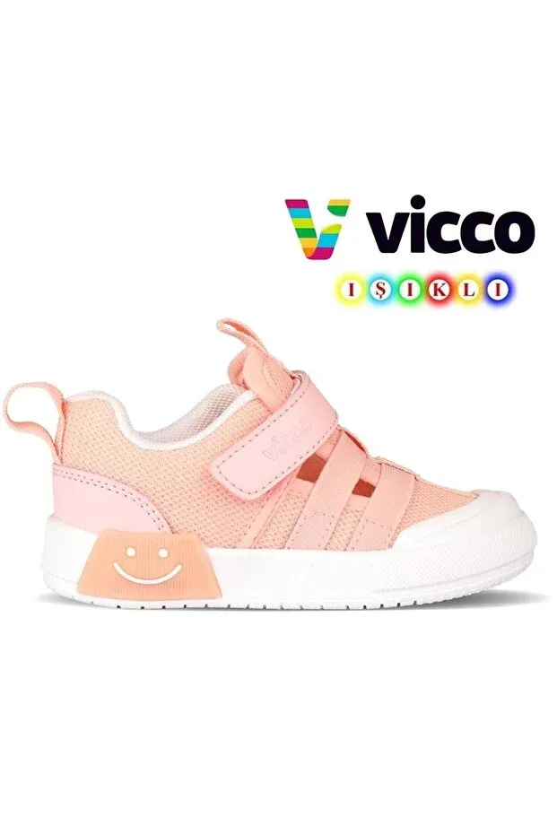 Детские спортивные кроссовки для девочек ортопедические Vicco, Powder