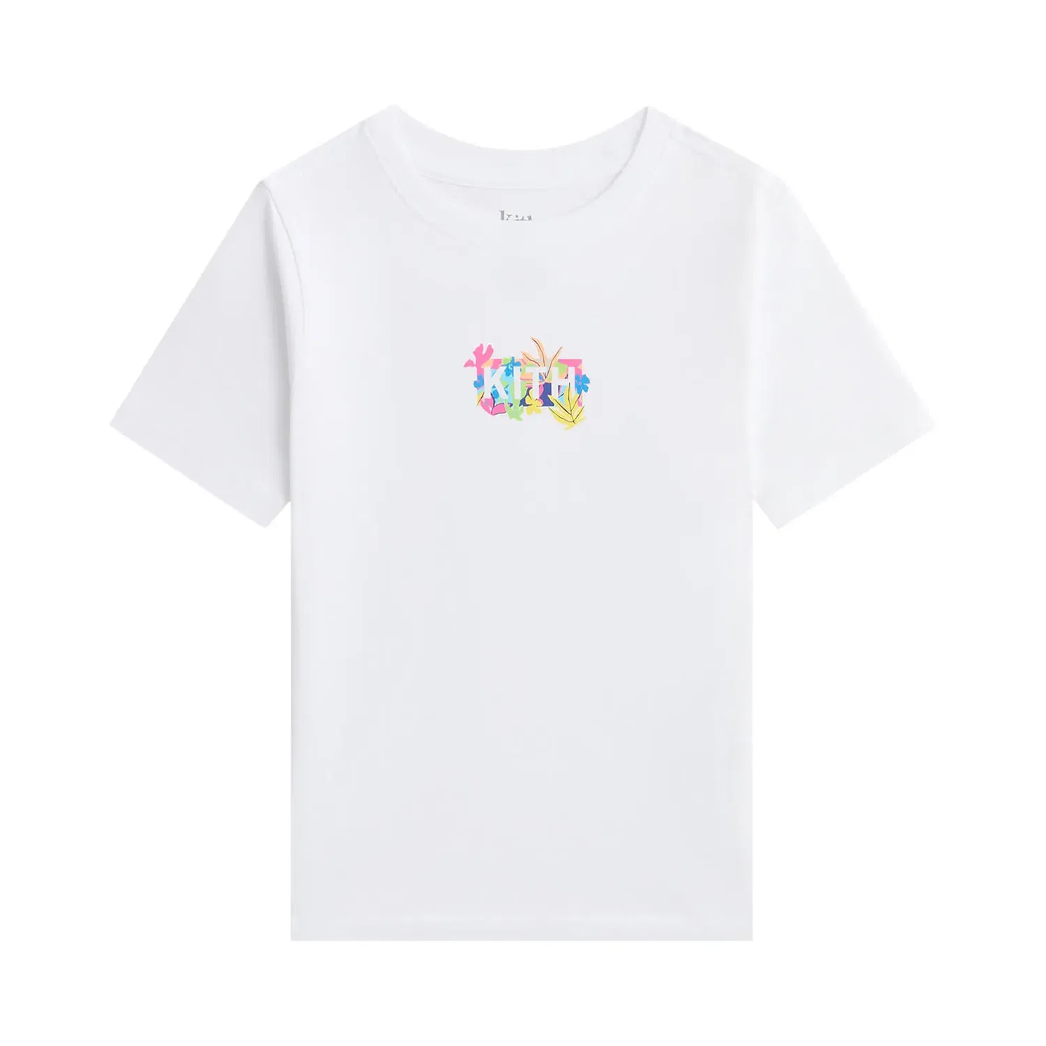 Футболка Kith Abstract Tropical Classic Logo Graphic Tee, белый