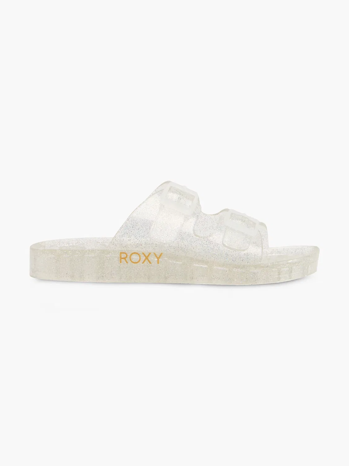 Детские сандалии с блестками Roxy, цвет Transparent