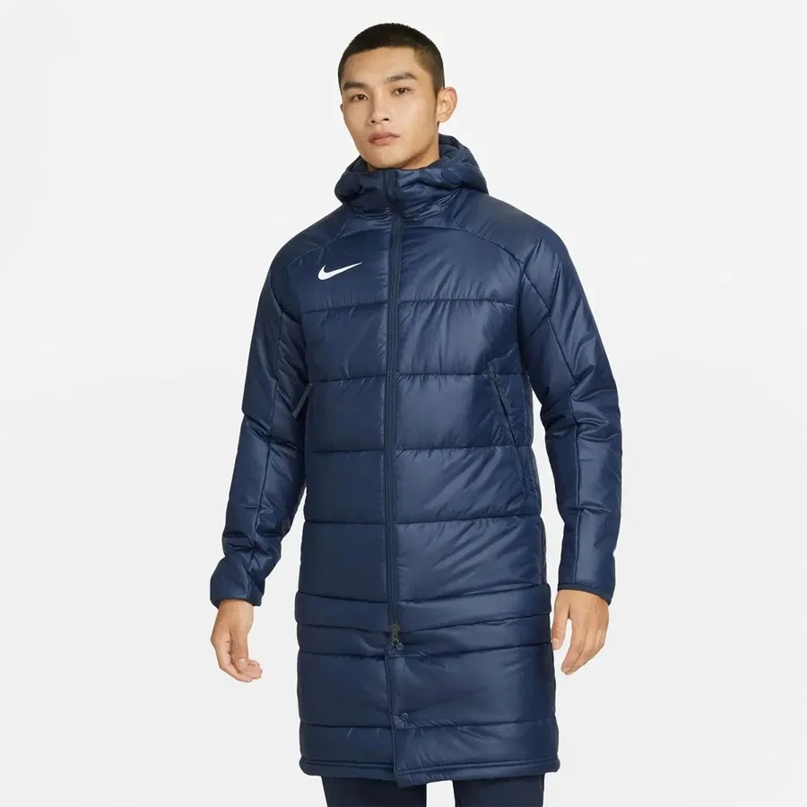 Длинный утепленный 2-в-1 пальто Nike Therma-FIT Pro, Темно-синий — фото 3