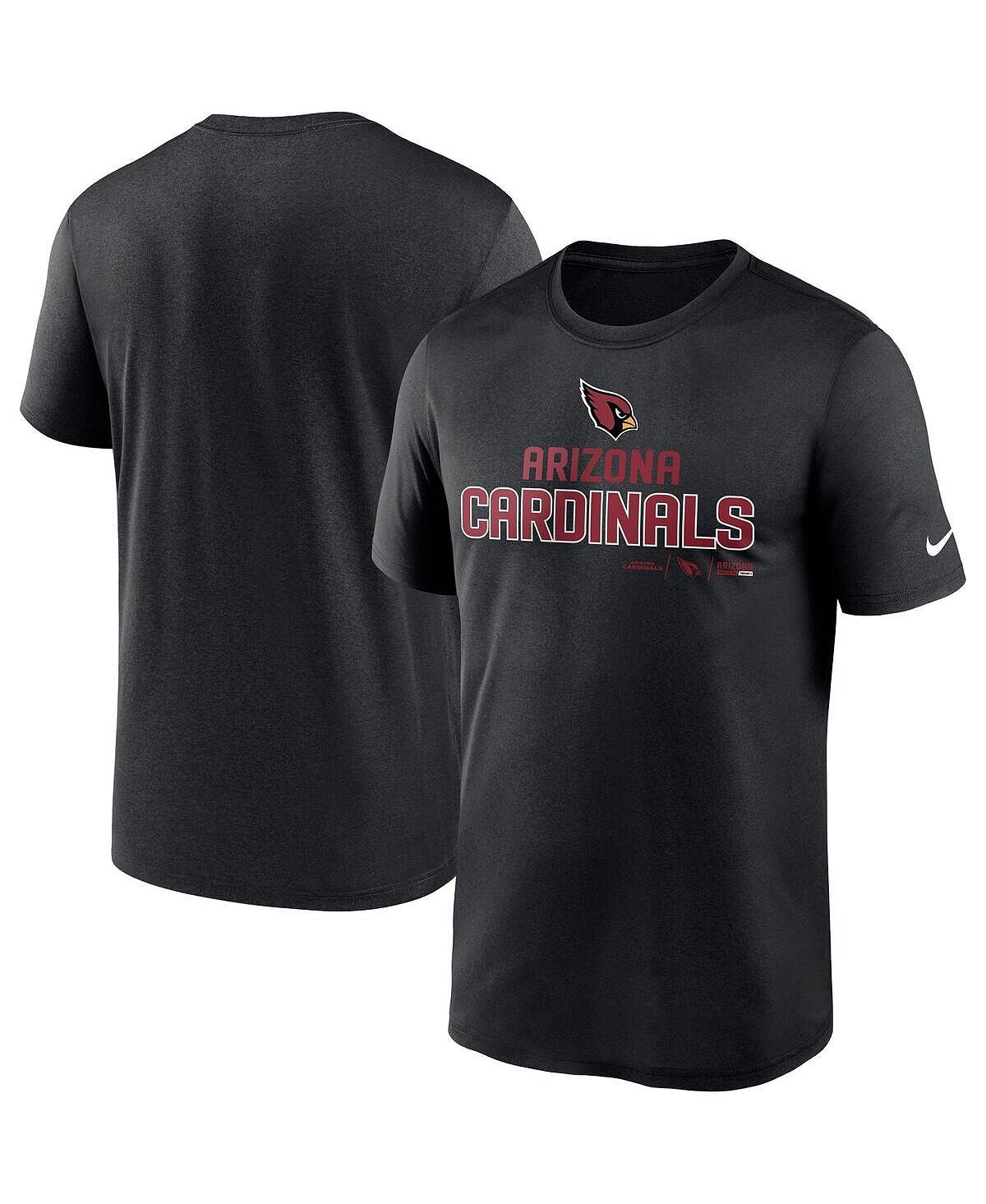 Мужская черная футболка arizona cardinals legend community performance Nike, черный — фото 4