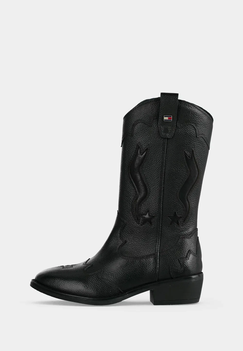 Унисекс сапоги Esther в ковбойском/байкерском стиле Tommy Hilfiger, Black — фото 2