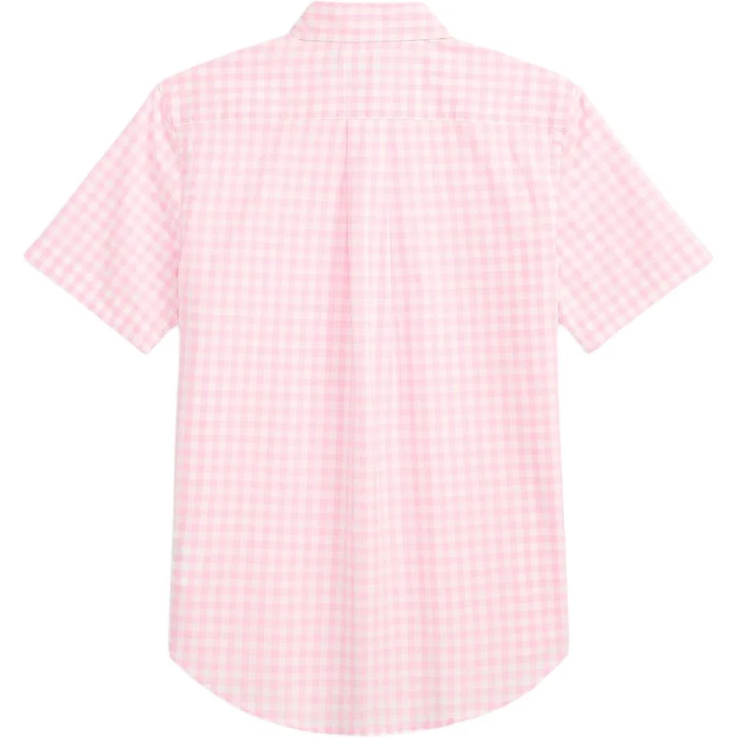 Детская рубашка свободного кроя с отложным воротником Polo Ralph Lauren, Pink — фото 3