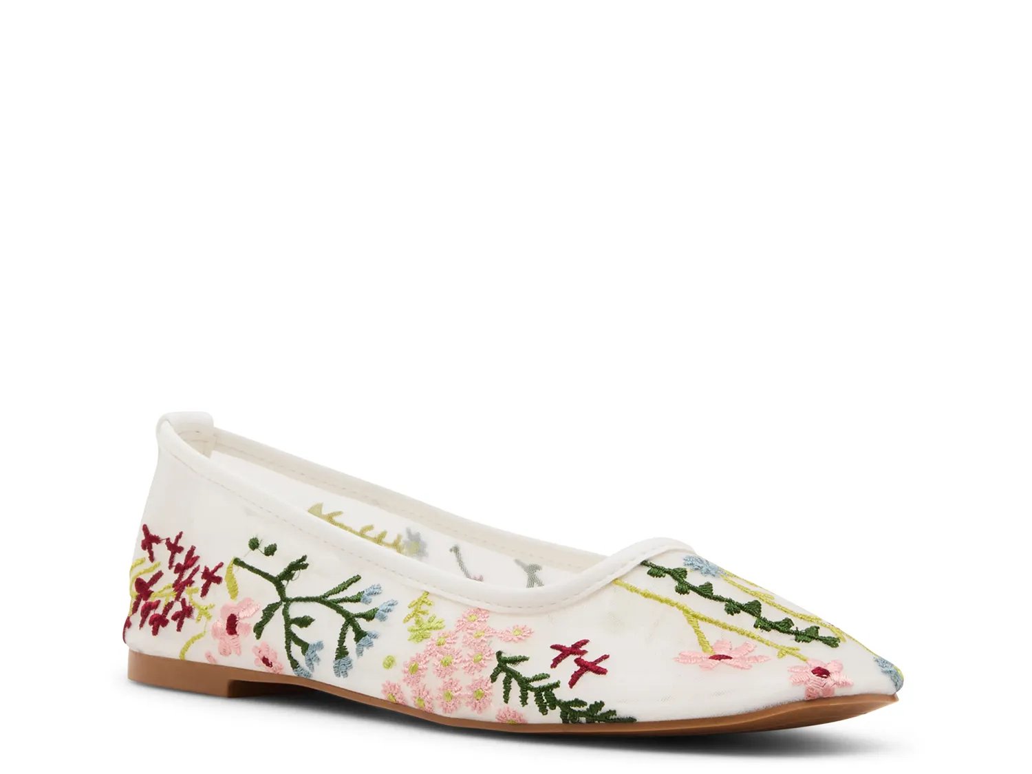 Балетки Madden Girl Cass Ballet Flat, White/Multicolor Floral
