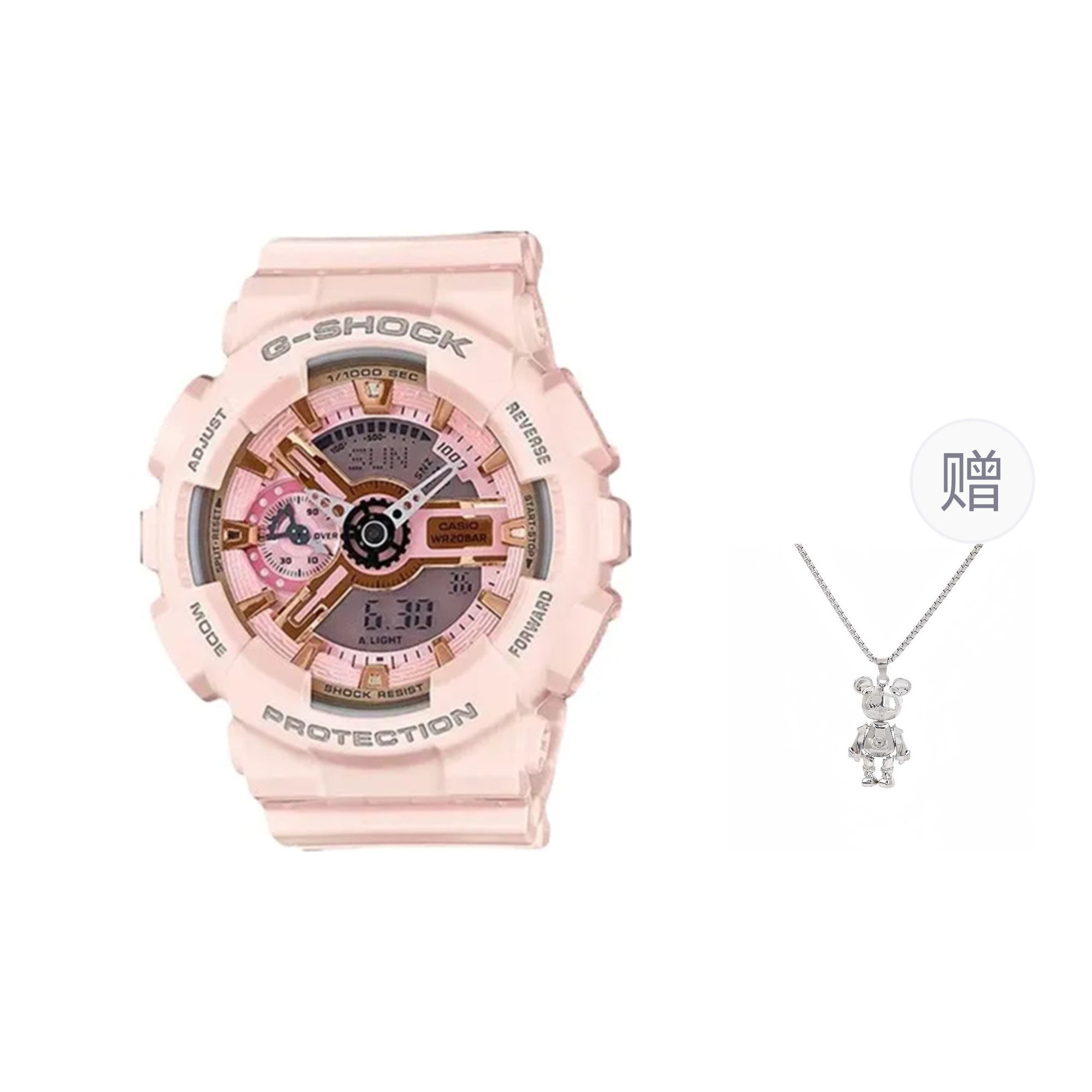 

G-SHOCK Часы G SHOCK Quartz Movement Watch Unisex Pink Watch Dial, Pink