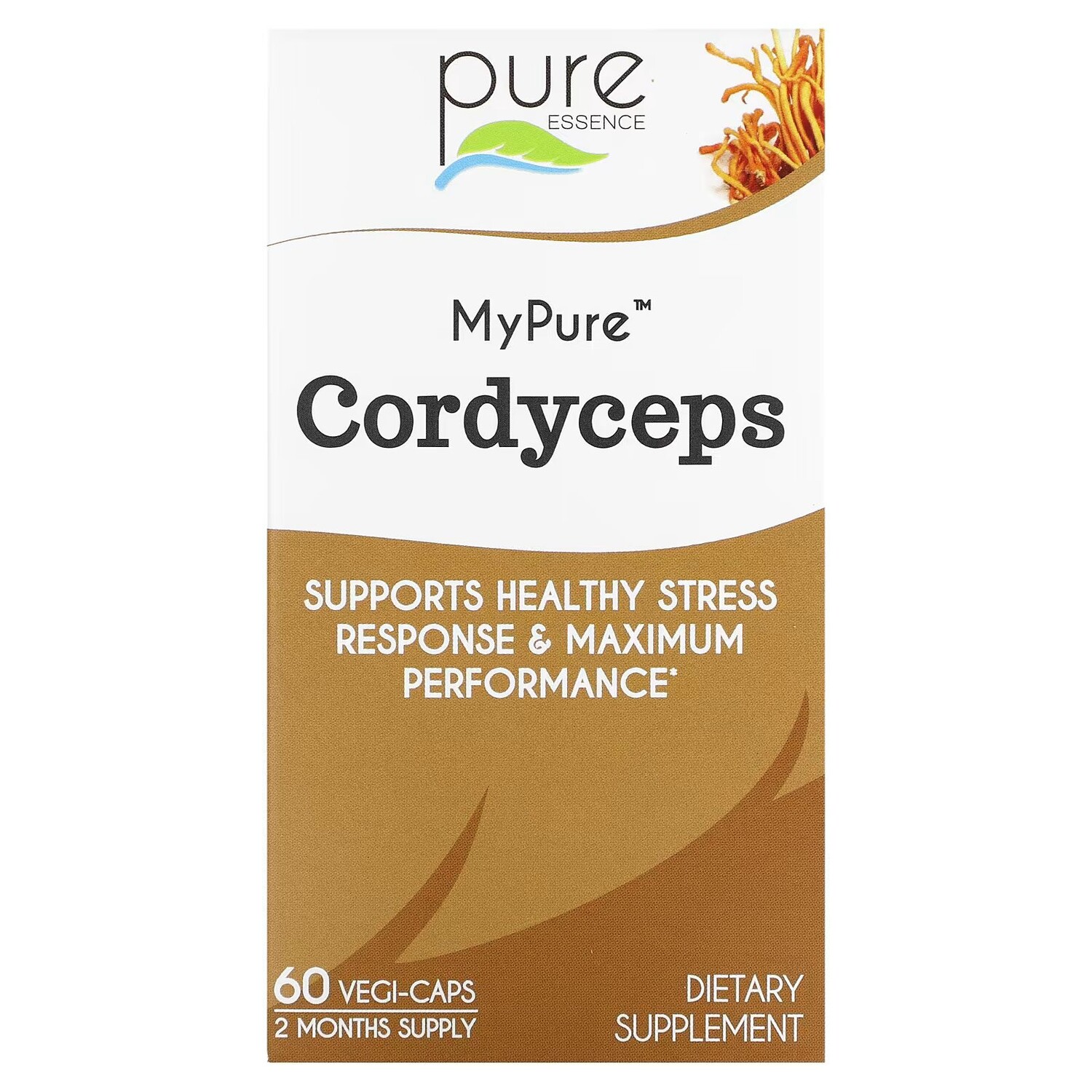 

MyPure, Кордицепс, 60 растительных капсул Pure Essence