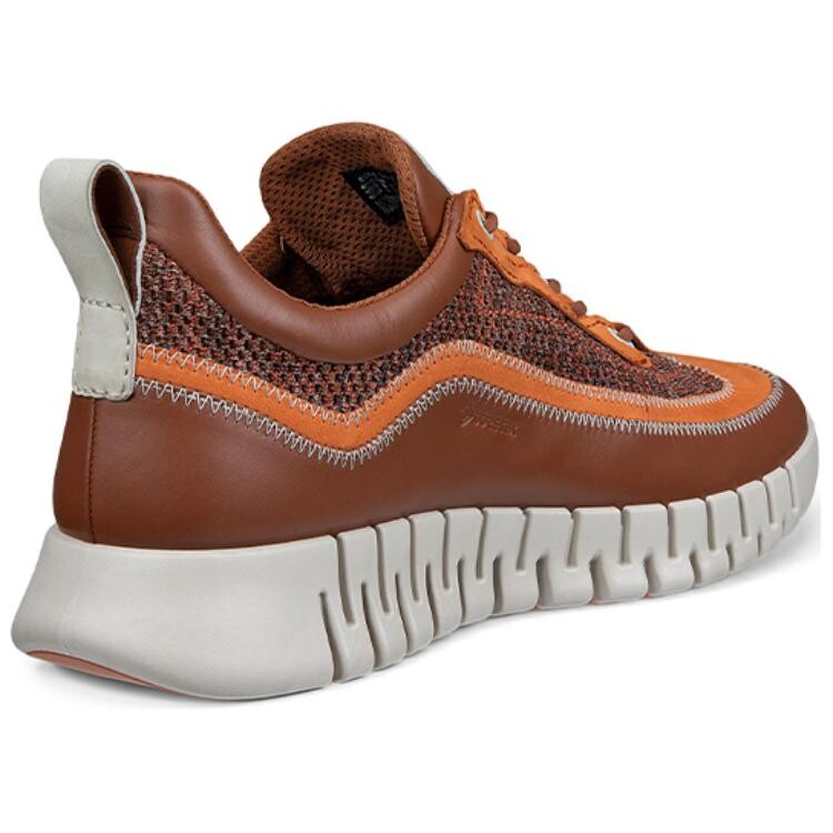 Кроссовки ecco Lifestyle Shoes Men Low-top Orange-brown, коричневый — фото 4