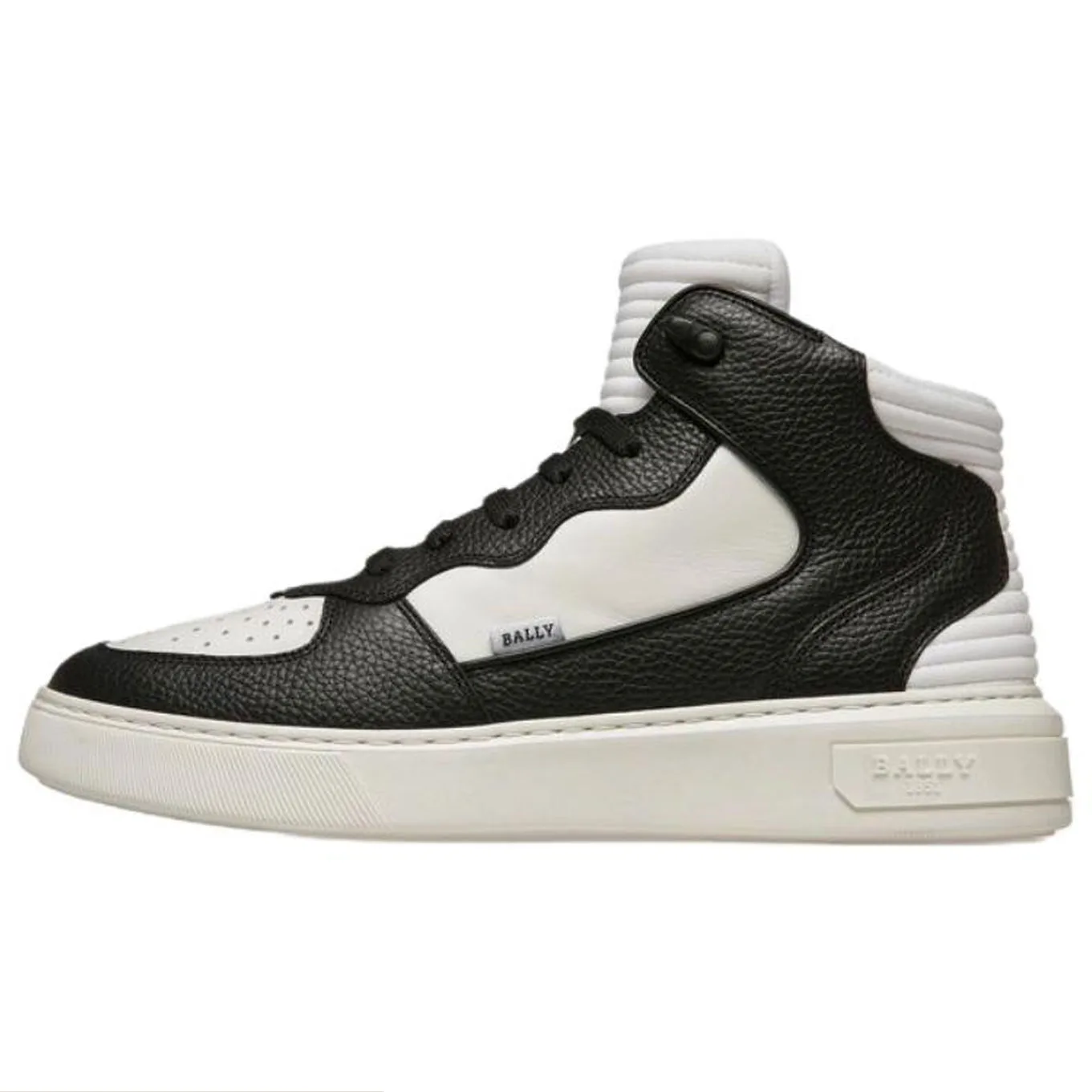 BALLY Текстильные и кожаные кроссовки Mid top Skateboard Shoes мужские Black