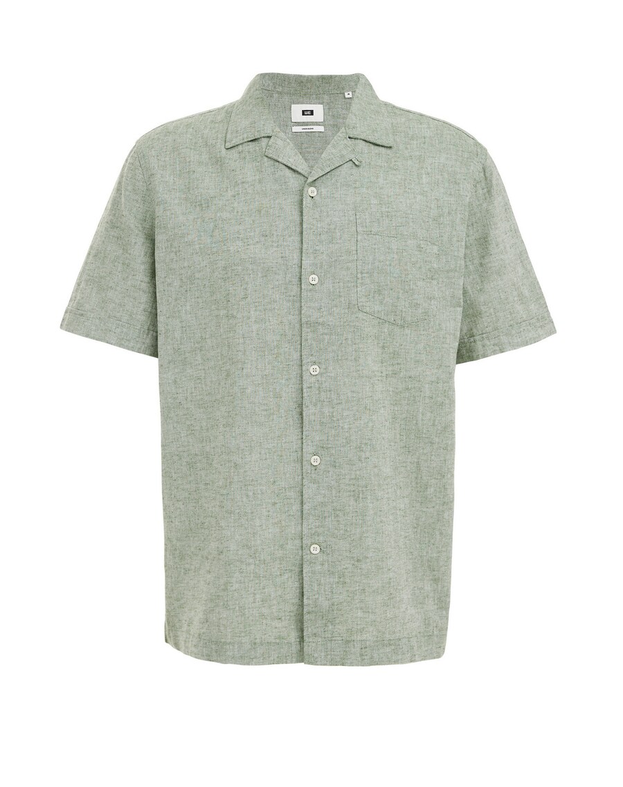 

Повседневная рубашка WE Fashion Regular fit Button Up Shirt, зеленый