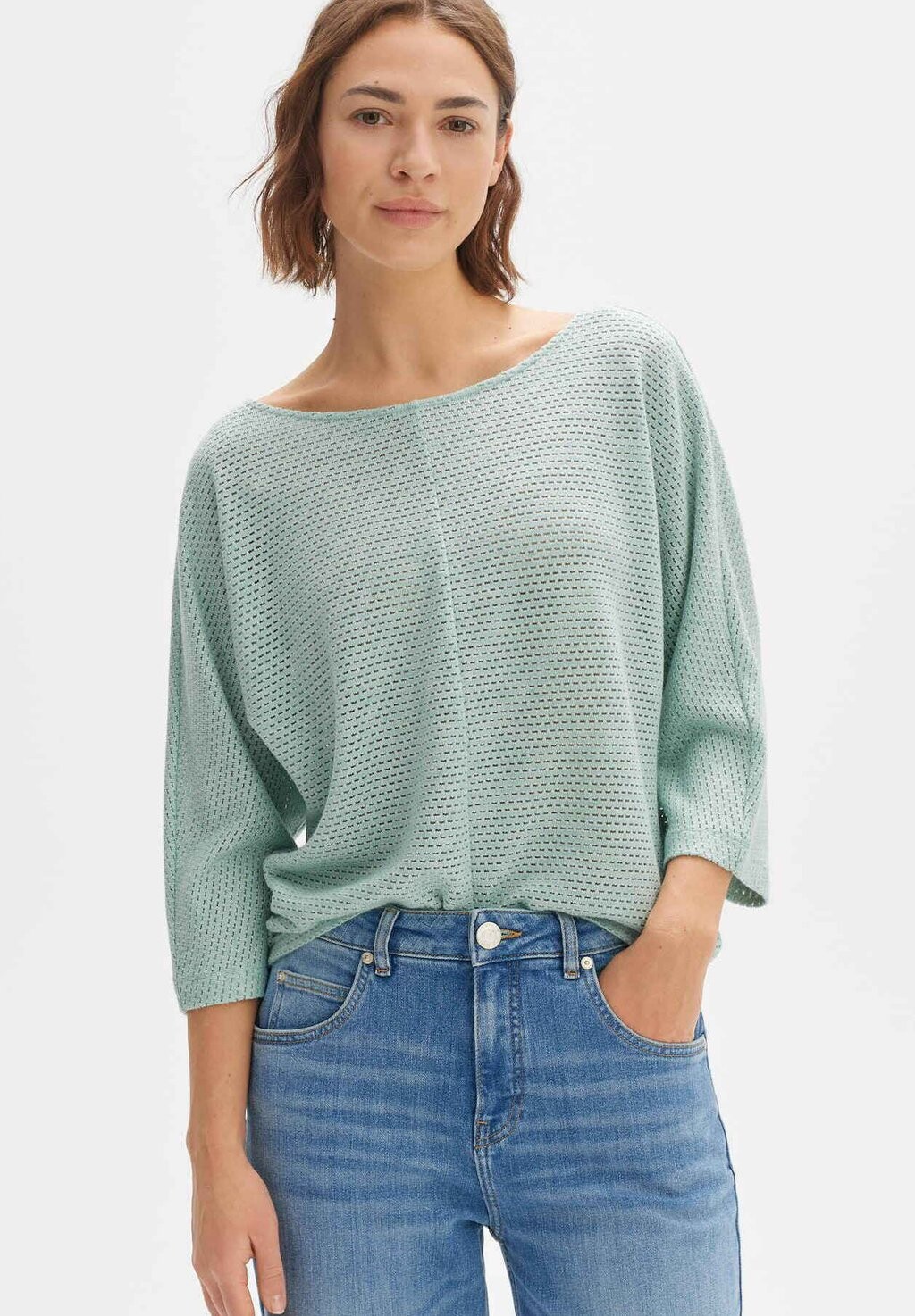 

Рубашка с длинным рукавом SEMILIA Opus, цвет aloe green