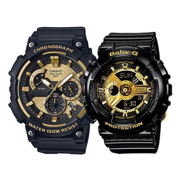 

Часы CASIO G-Shock Analog-Digital 'Black Gold', желтый