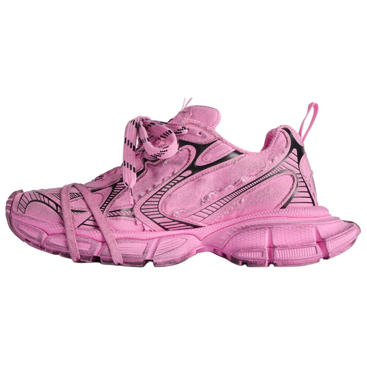 Кроссовки женские Balenciaga 3XL Chunky Sneakers, розовый