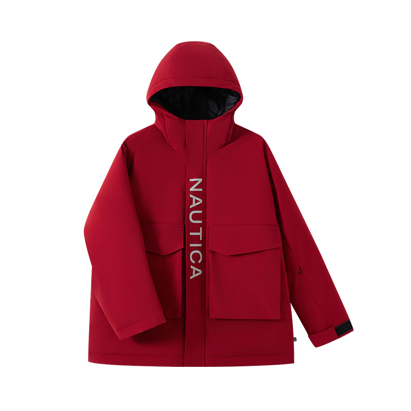 

Пуховая куртка Three Proofings Nautica, бордовый