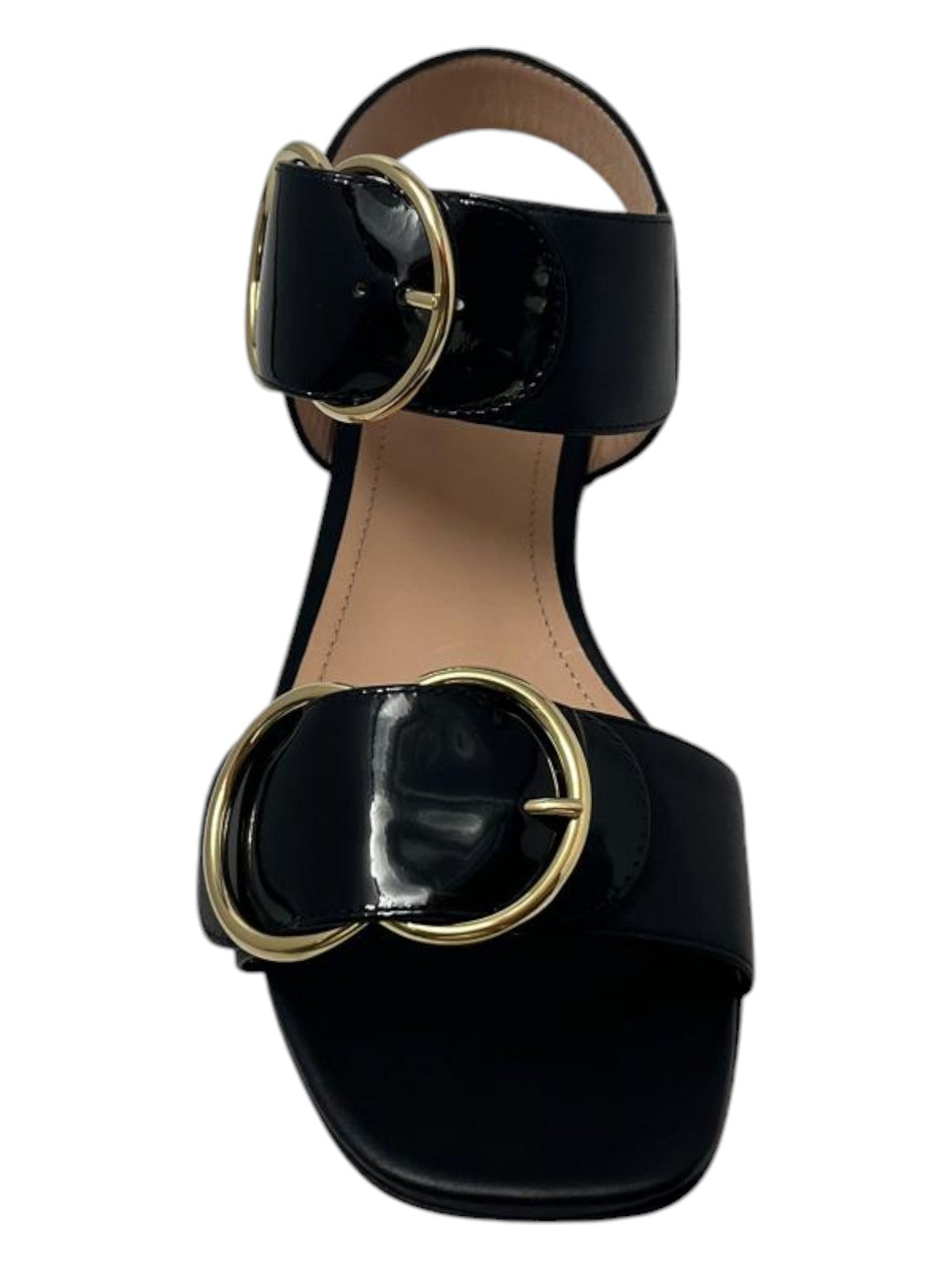 Женские сандалии Bally Casila 6225702 из черной кожи ягненка на плоской подошве — фото 3
