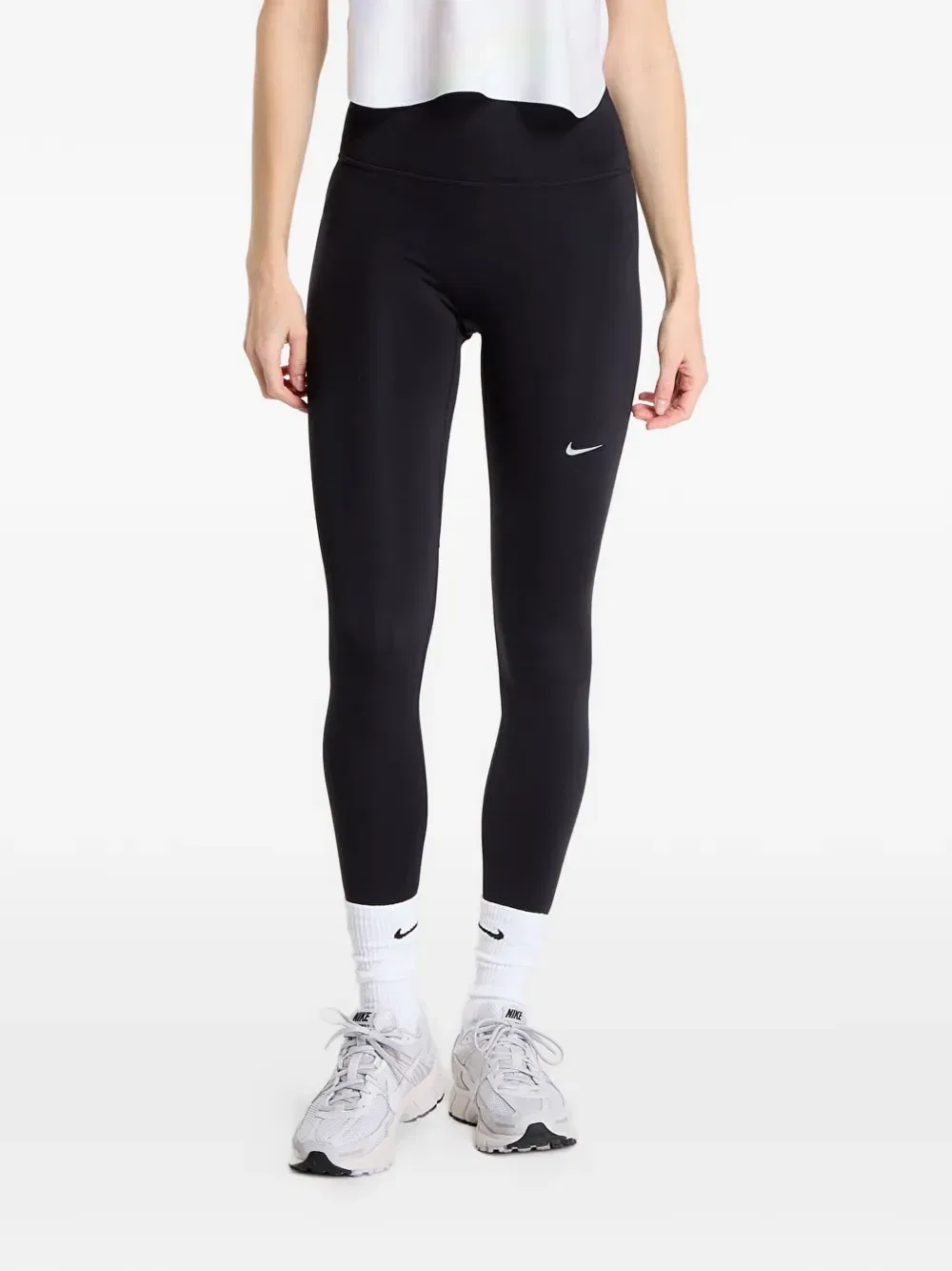 Леггинсы с логотипом Nike, черный