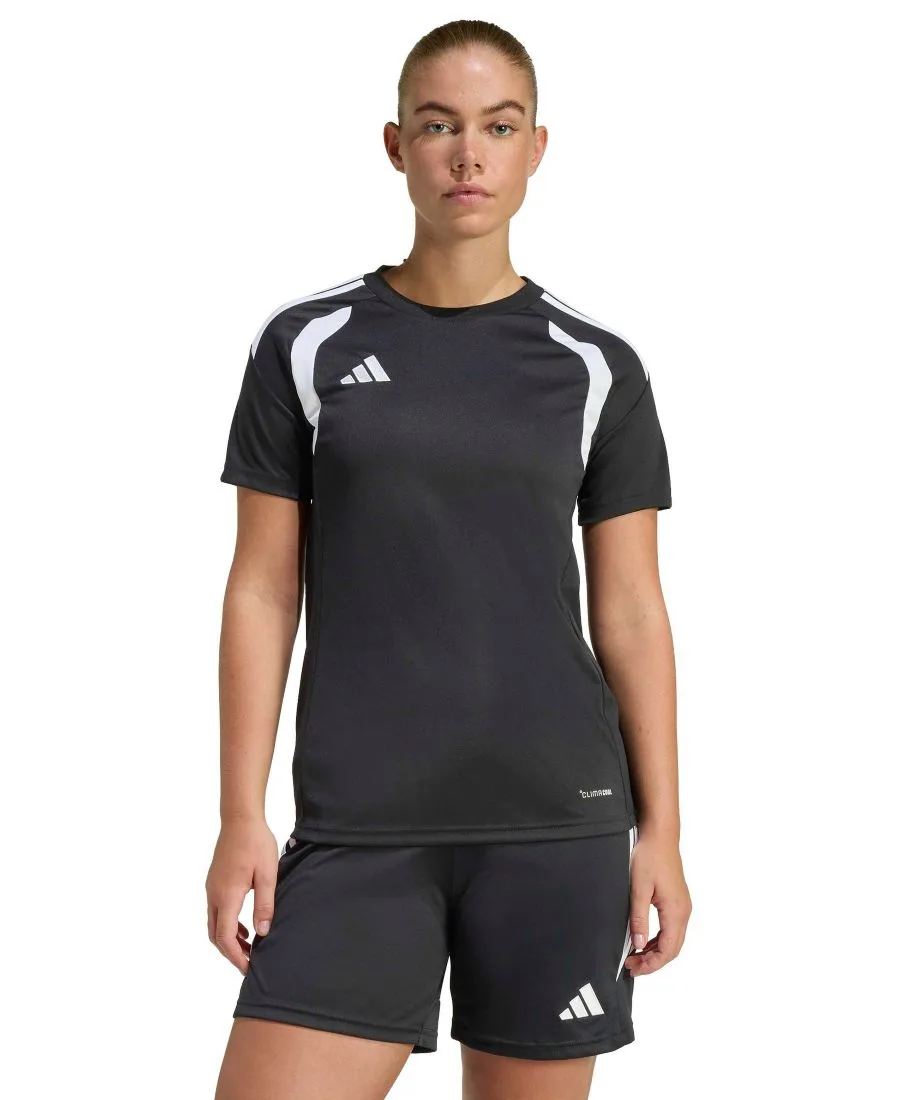 Женская футболка Tiro 26 League Soccer Adidas, черный/белый