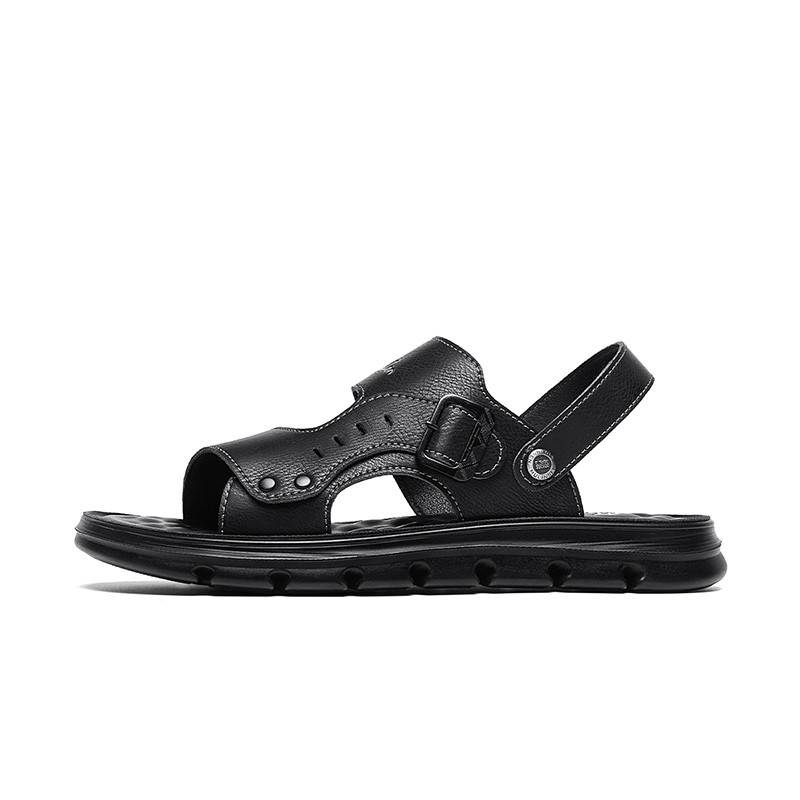 

Mulinsen Пляжные сандалии мужские серо-черные, цвет Black