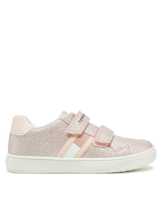 

Кроссовки Flag Low Cut Velcro Sneaker T1A9-33725-0745 S Tommy Hilfiger, розовый