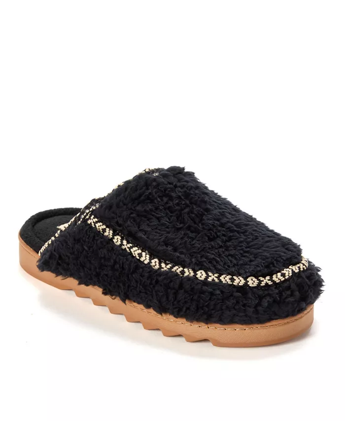 Женские тапочки Raven Teddy Scuff Dearfoams, черный