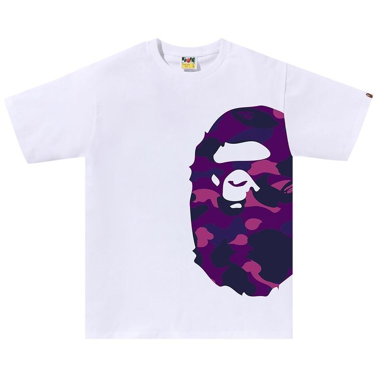 

Футболка BAPE Color Camo Side Big Ape Head Tee, белый
