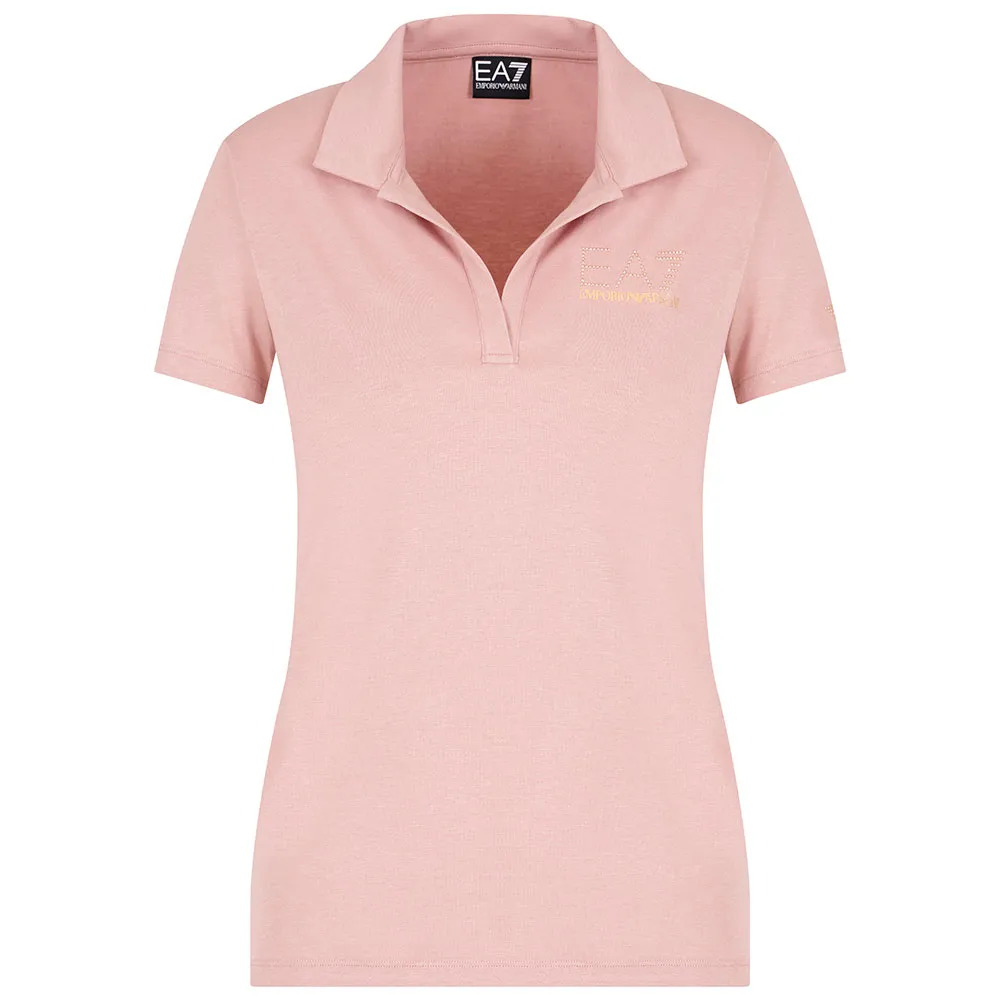 

Поло с коротким рукавом EA7 EMPORIO ARMANI 7W000266_AF12500, розовый
