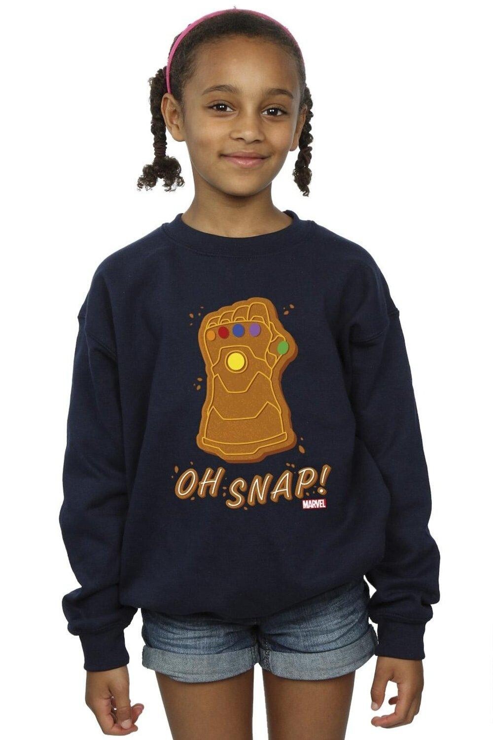 

Толстовка Thanos Oh Snap Marvel, темно-синий